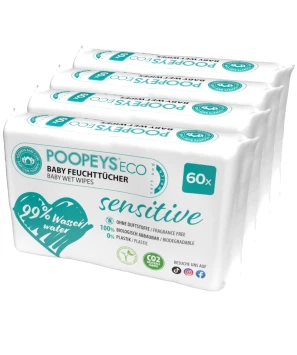 POOPEYS Feuchttücher ECO sensitive