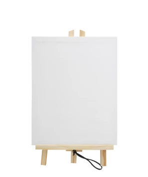 Canvas met schildersezel