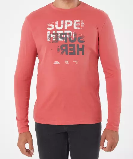 Langarmshirt aus Baumwolle