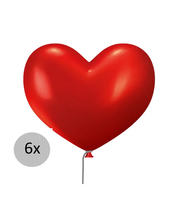 Balony w kształcie serca