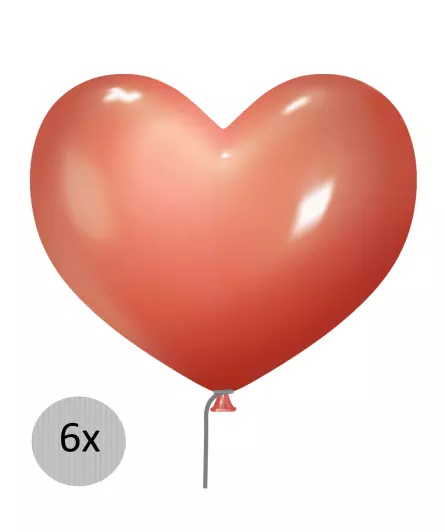 Balony w kształcie serca