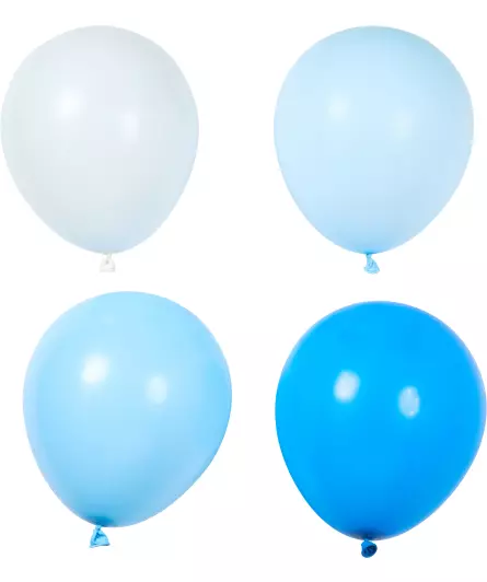 Ballonnen in pastel