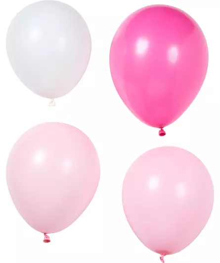 Luftballons in Pastell