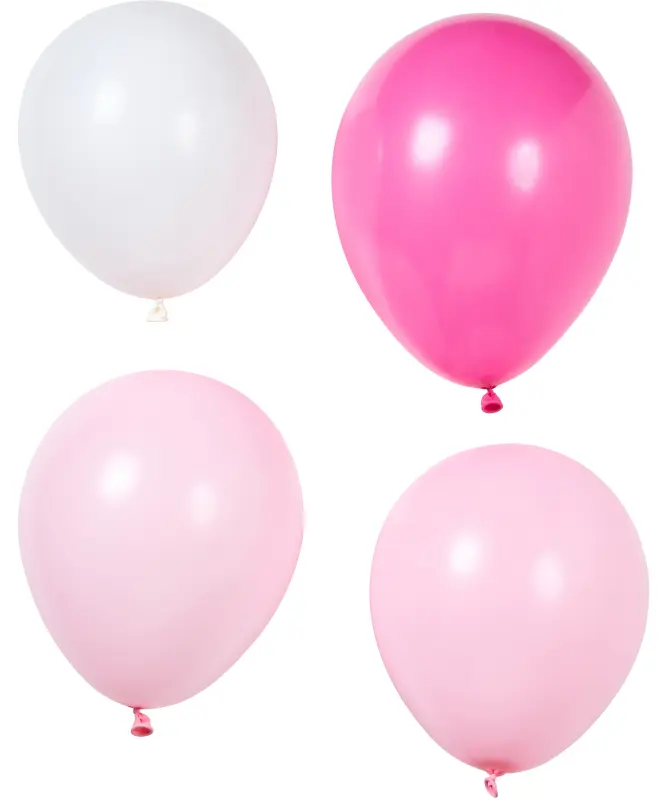 Luftballons in Pastell