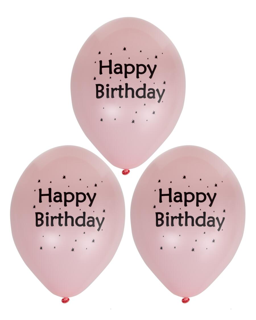 Luftballons Geburtstag pink