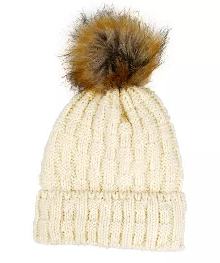 Mütze mit Bommel