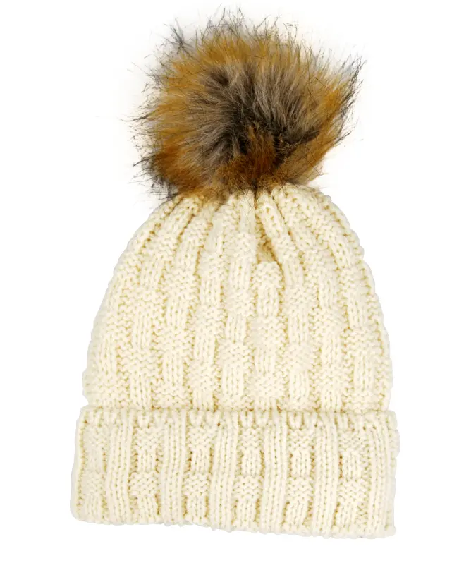 Mütze mit Bommel