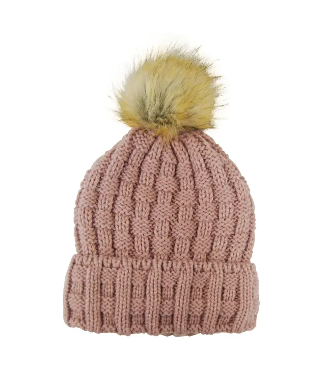 Mütze mit Bommel