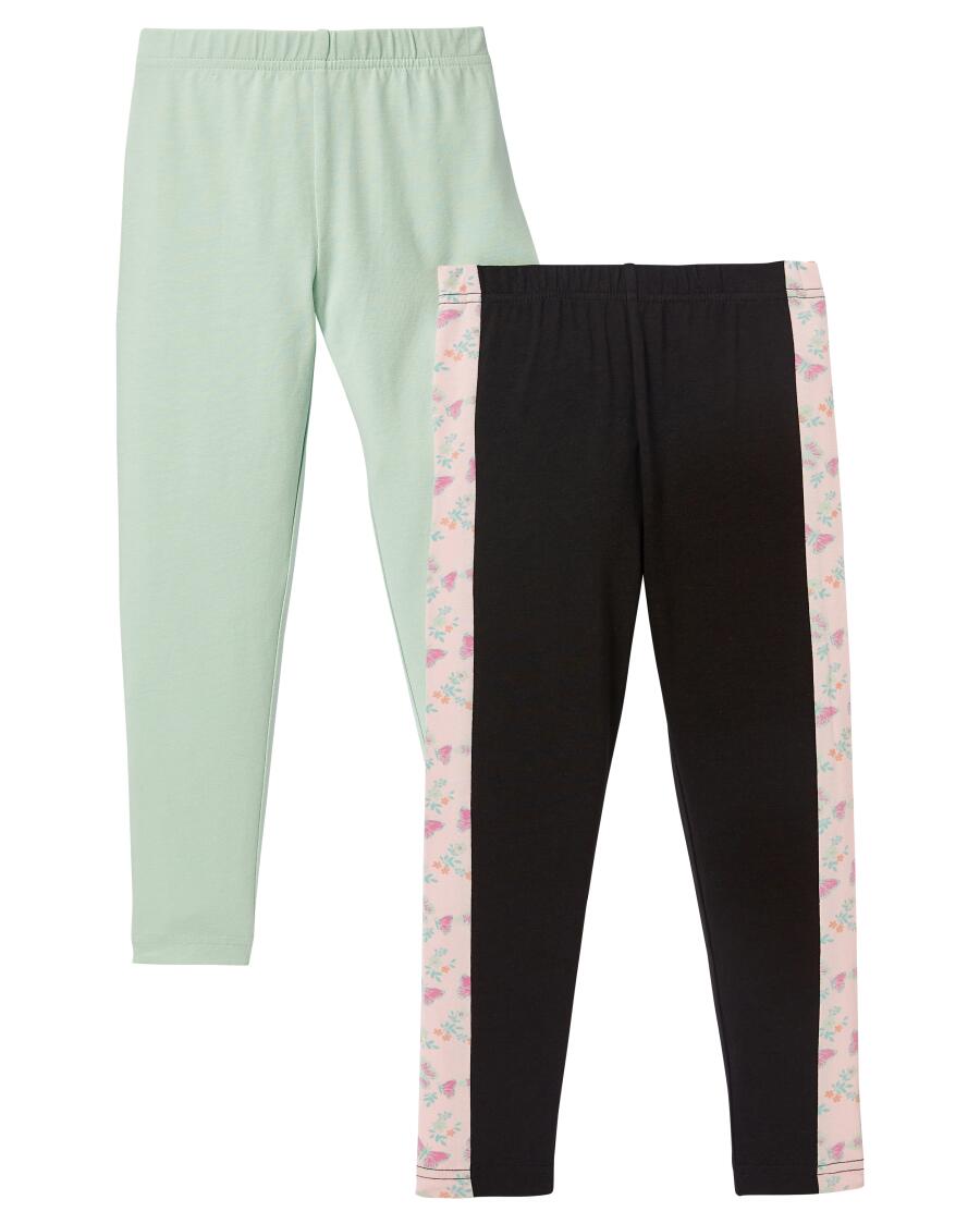 Legging vlinders zwart/turquoise