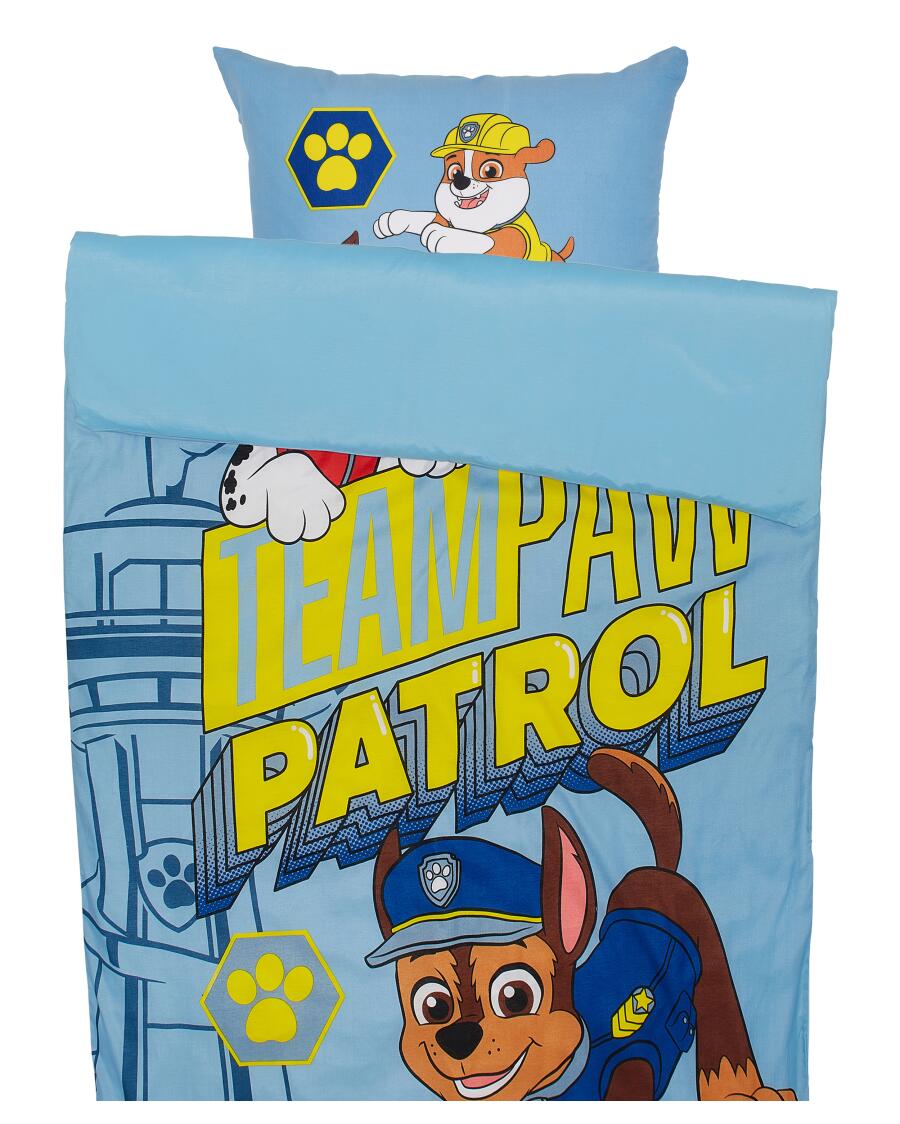 Bavlněné ložní povlečení Paw Patrol modrá
