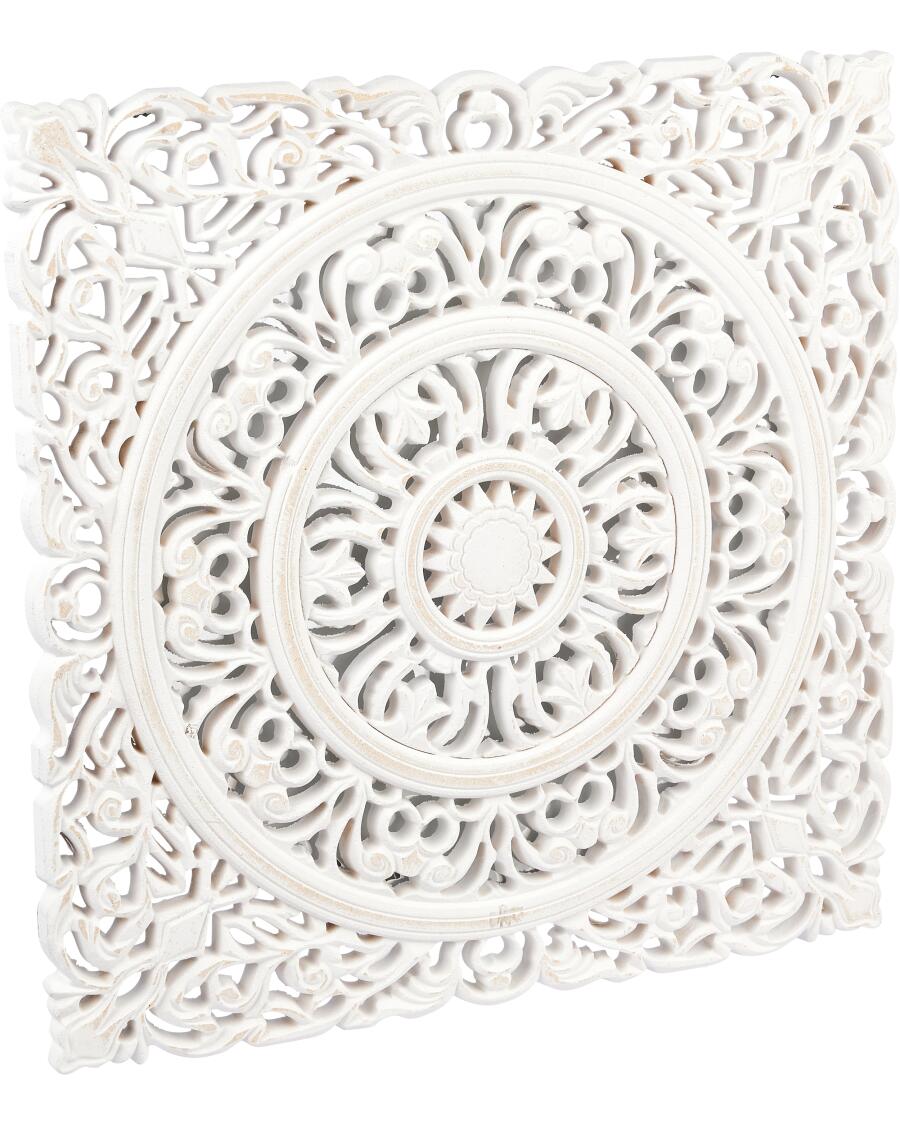 Wanddeko Ornamente weiß