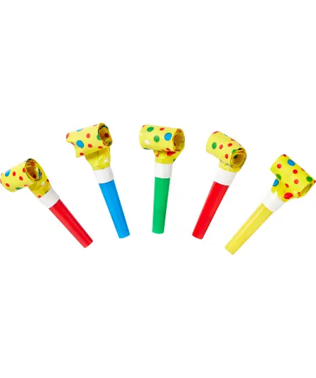 Bunte Luftrüsseltröten