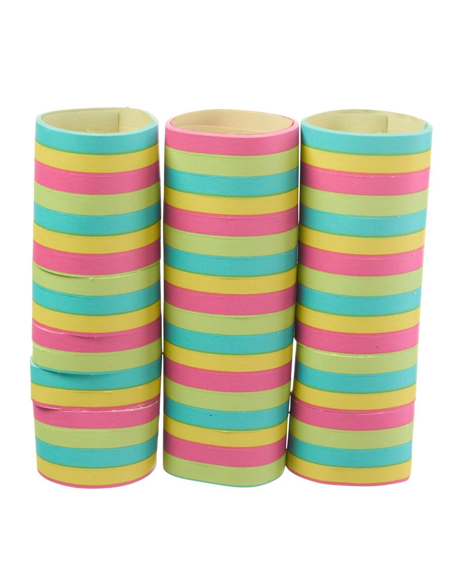 Bunte Luftschlangen bunt