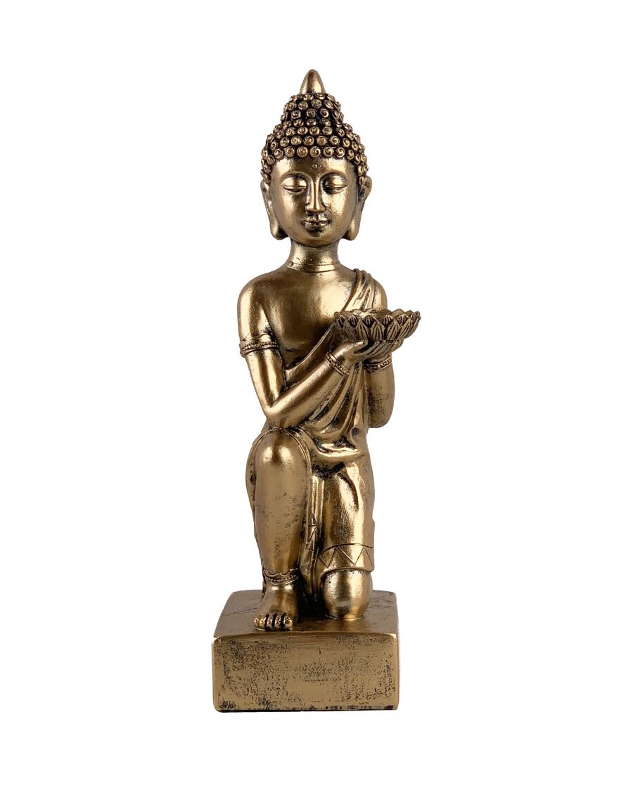 Deko-Buddha in Gold gold