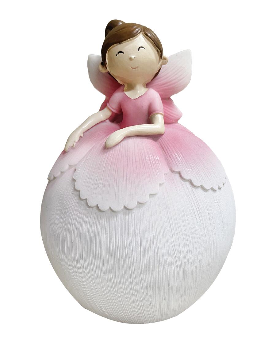 Decoratiefee Lente roze/wit