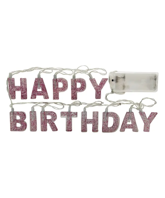 LED-Lichterkette Geburtstag