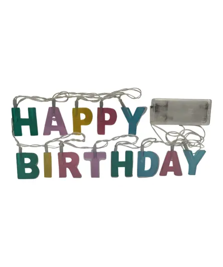 LED-Lichterkette Geburtstag