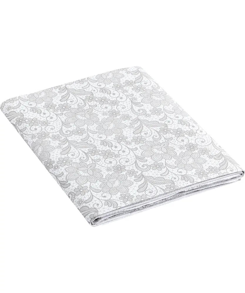 Papiertischdecke gemustert, grau