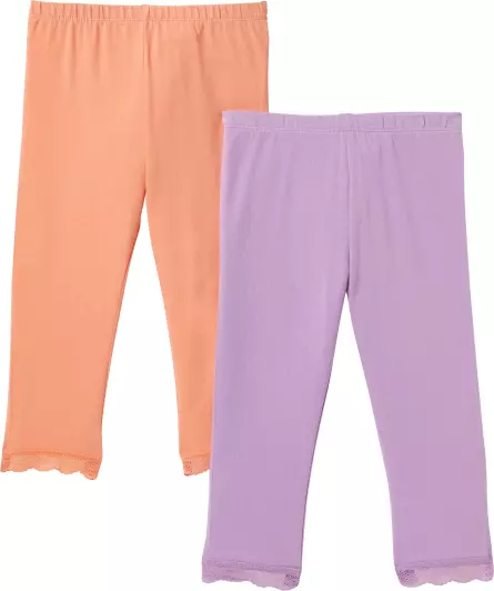 Legginsy 3/4 z koronką