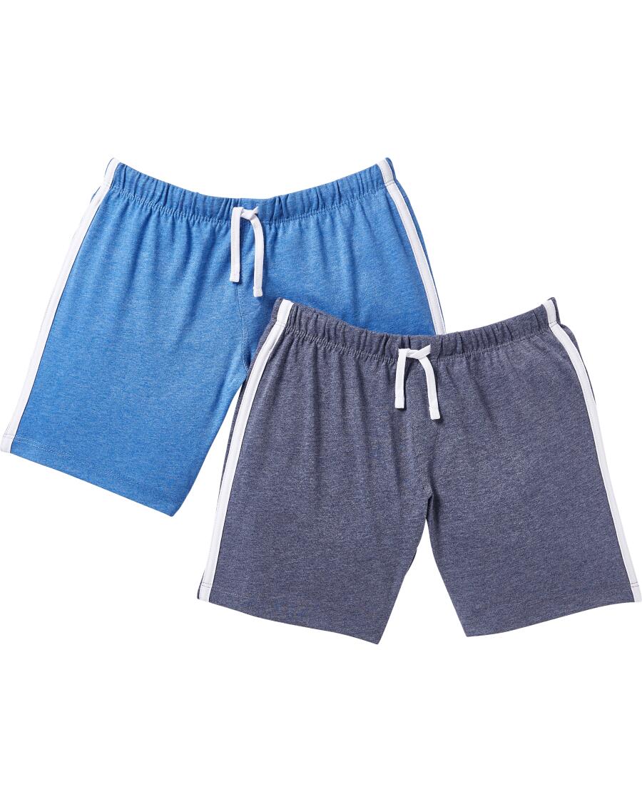Gemêleerde shorts donkerblauw/blauw