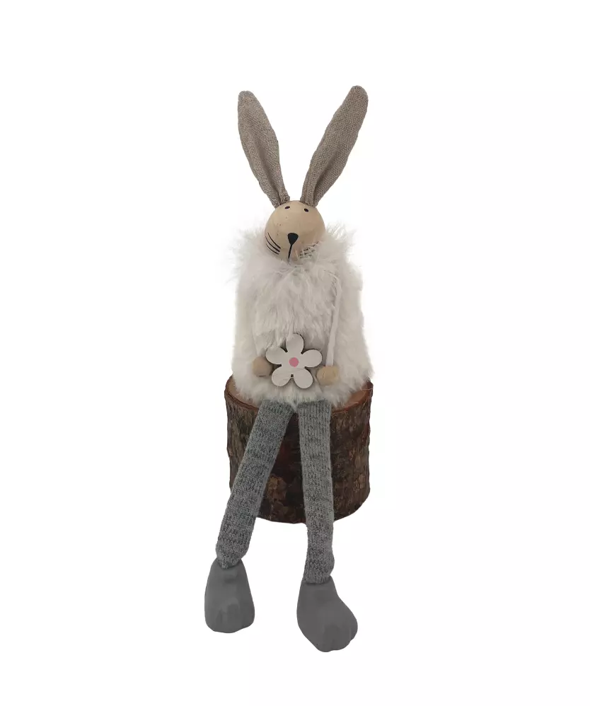 Deko-Hase Ostern ca. 6 x 6 x 19 cm