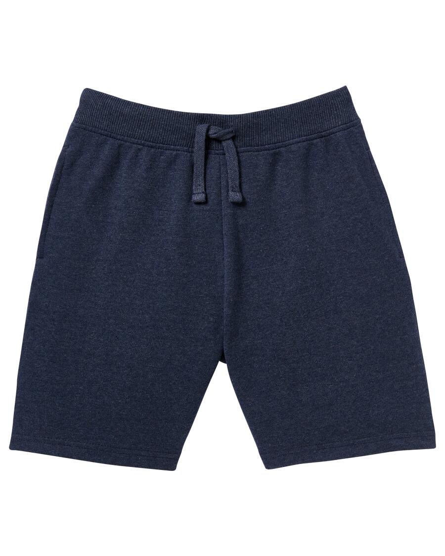 Gemêleerde  shorts donkerblauw gemeleerd