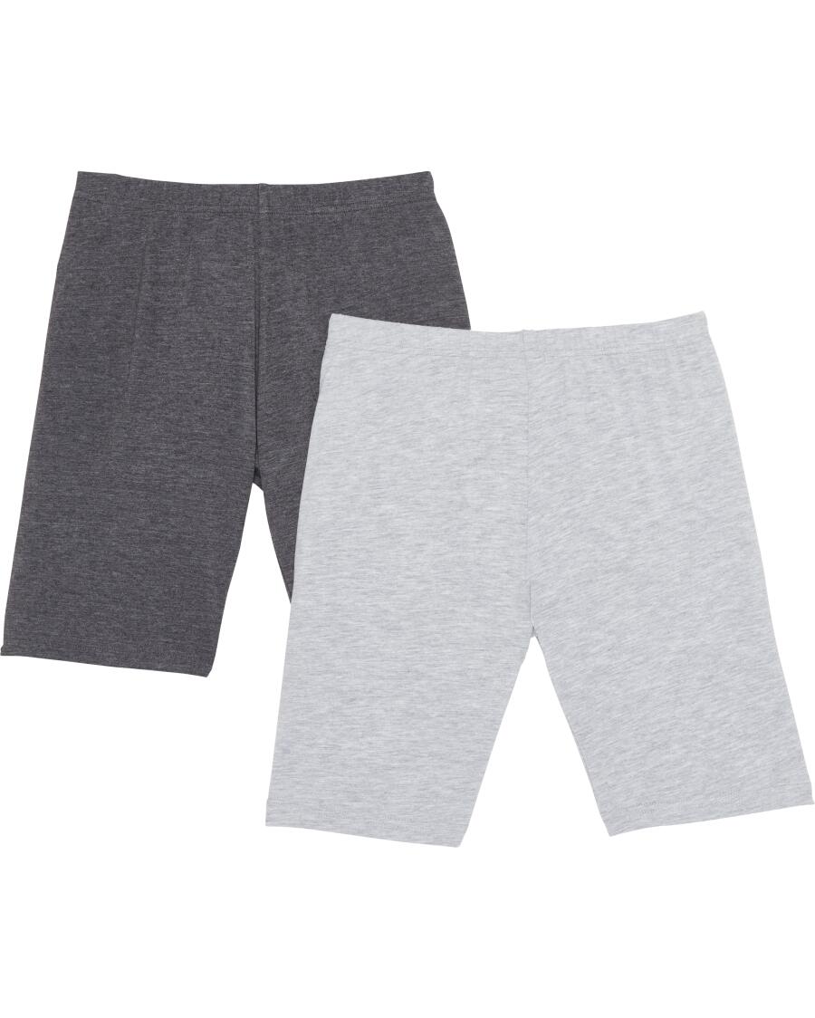 Basic Radlerhosen anthrazit/grau melange