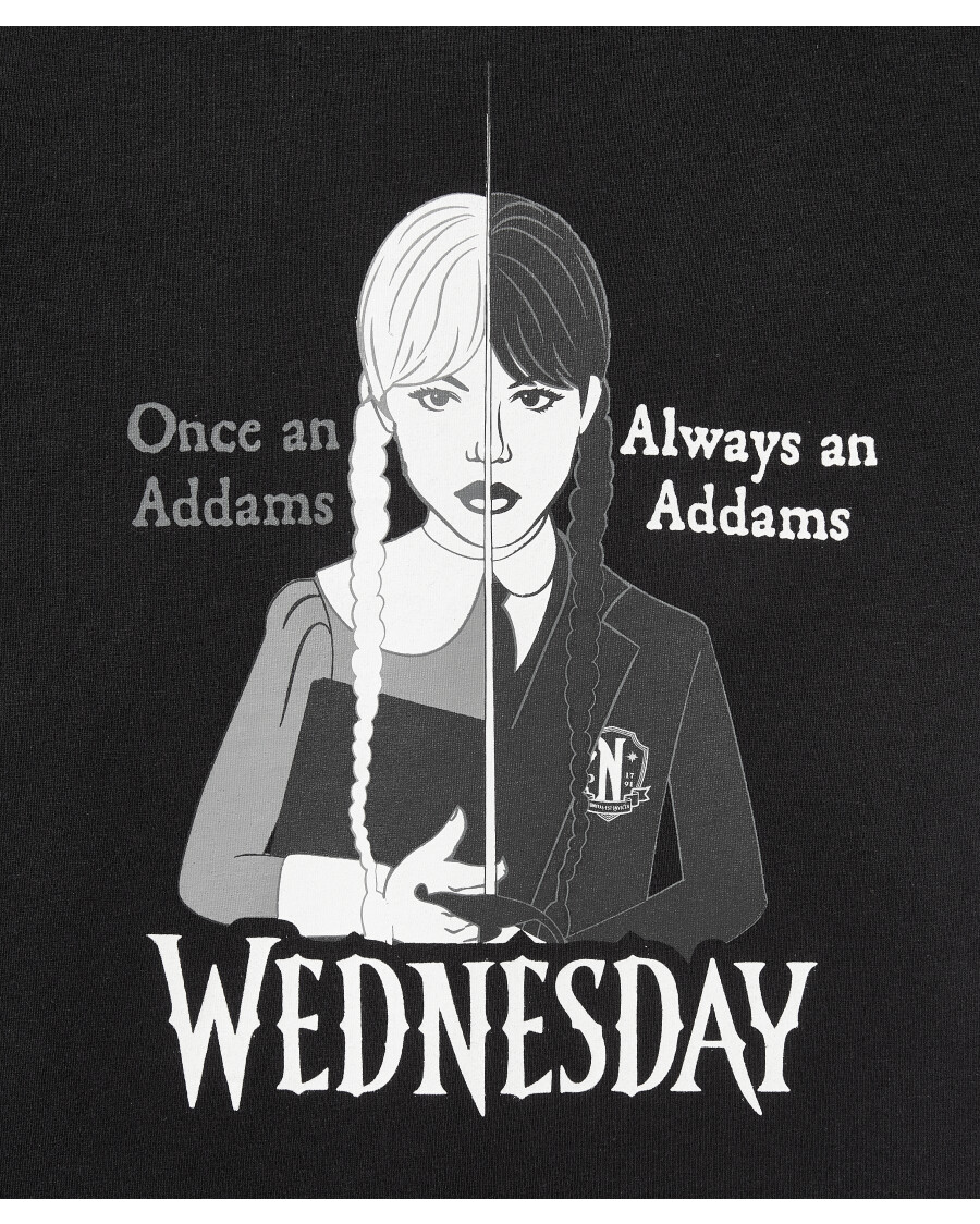 T-Shirt Wednesday okrągły dekolt