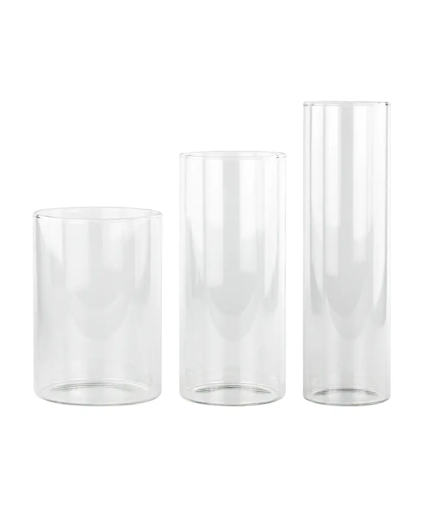 Clear Acryl Vierkante Buis 240mm Lengte 50x50x3mm Dikte Set van 2 Holle Transparante Plexiglas Pijp voor DIY Projecten Crafting en Vitrines