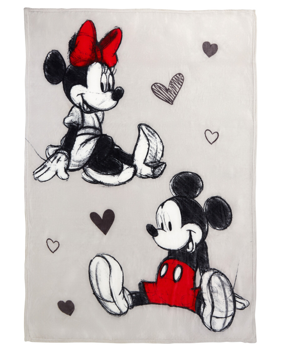 Koc Mickey i Minnie Disney, ok. 130 x 170 cm, różne wzory