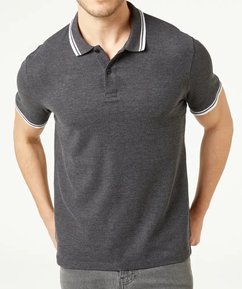 Poloshirt X-Mail, kurze Knopfleiste