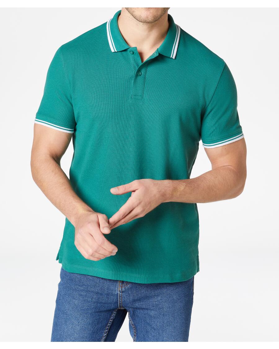 Poloshirt dunkelgrün