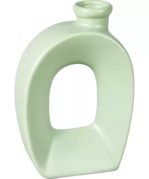Keramická váza s otvorem