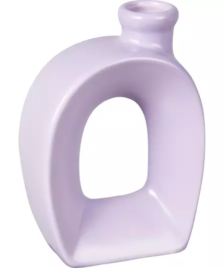 Keramická váza s otvorem