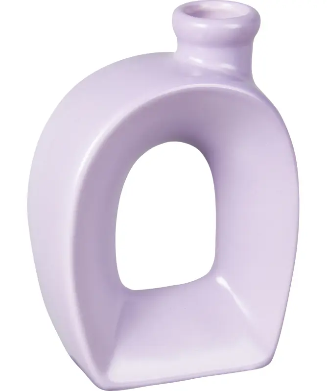 Keramikvase mit Loch