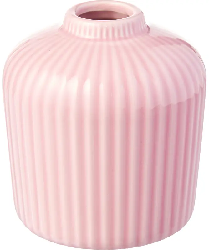 Keramikvase mit Riffeln
