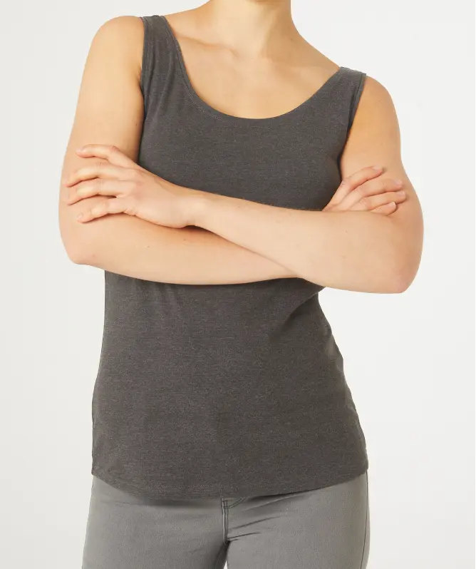 Tanktop in Melangeoptik