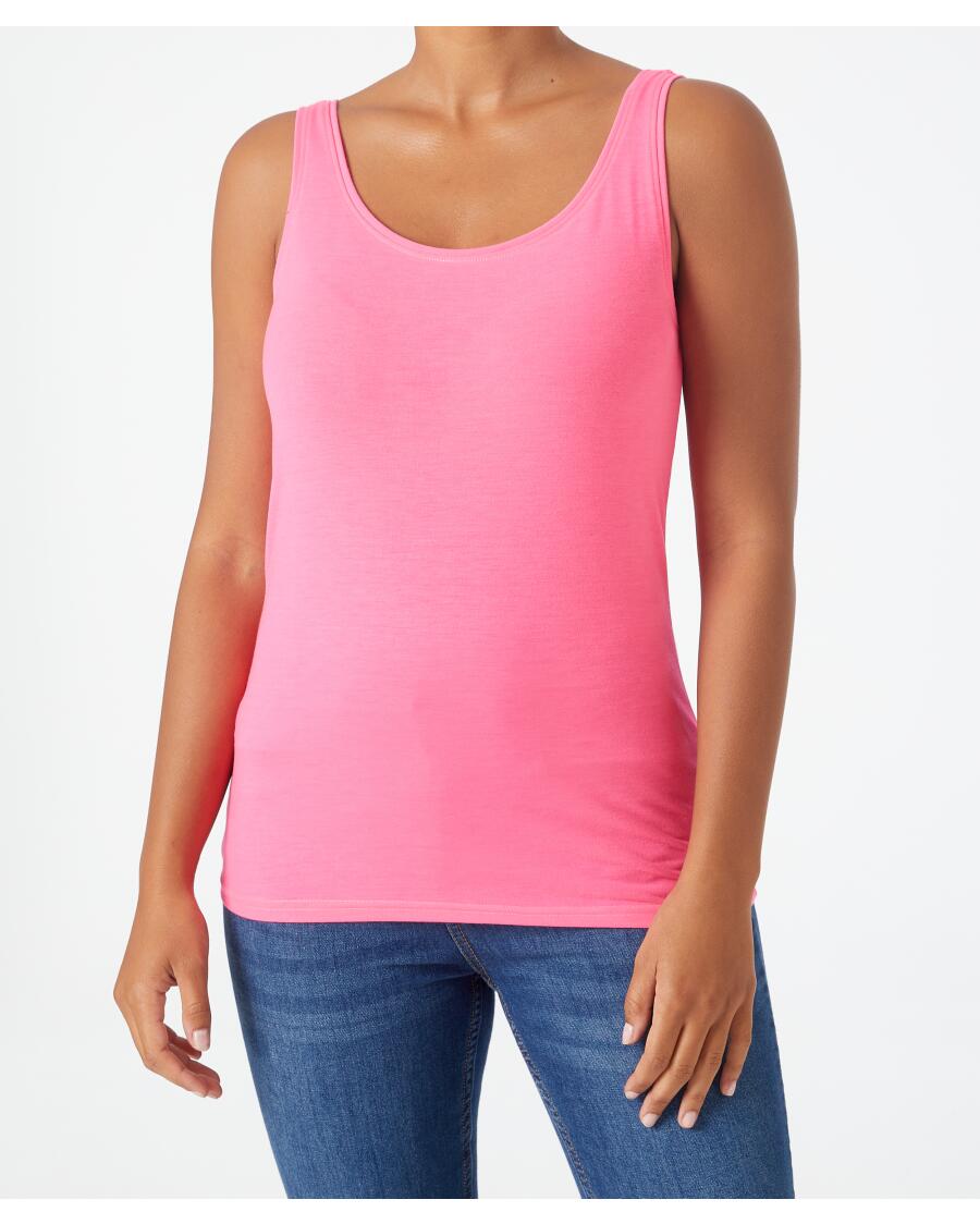 Tanktop in neonkleur neon pink