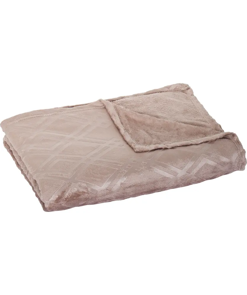 Wohndecke mit Prägung Home & Deco, ca. 200 x 220 cm