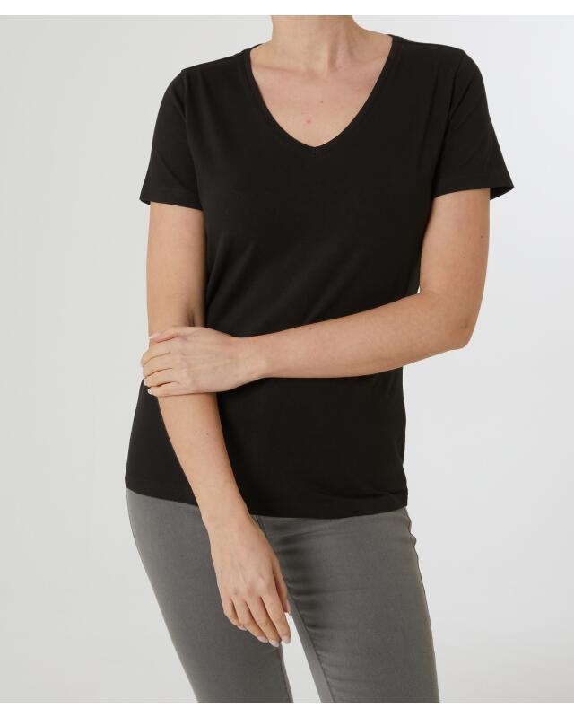 تيشيرت أساسي للنساء، أسود (KiK Basic T-Shirt (schwarz)) — KiK, منتج ألماني أصلي في المغرب