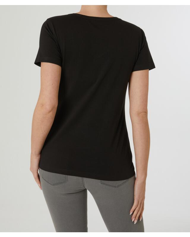 تيشيرت أساسي للنساء، أسود (KiK Basic T-Shirt (schwarz)) — KiK, منتج ألماني أصلي في المغرب