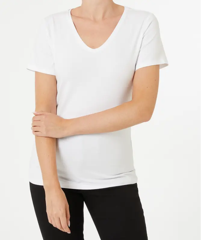 T-Shirt mit Stretch
