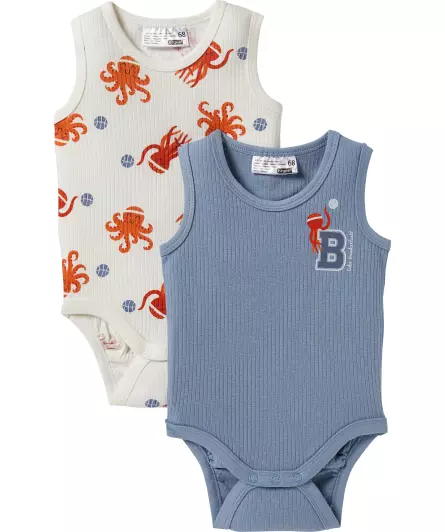 Rompers met geribbelde structuur