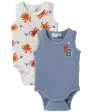 Rompers met geribbelde structuur