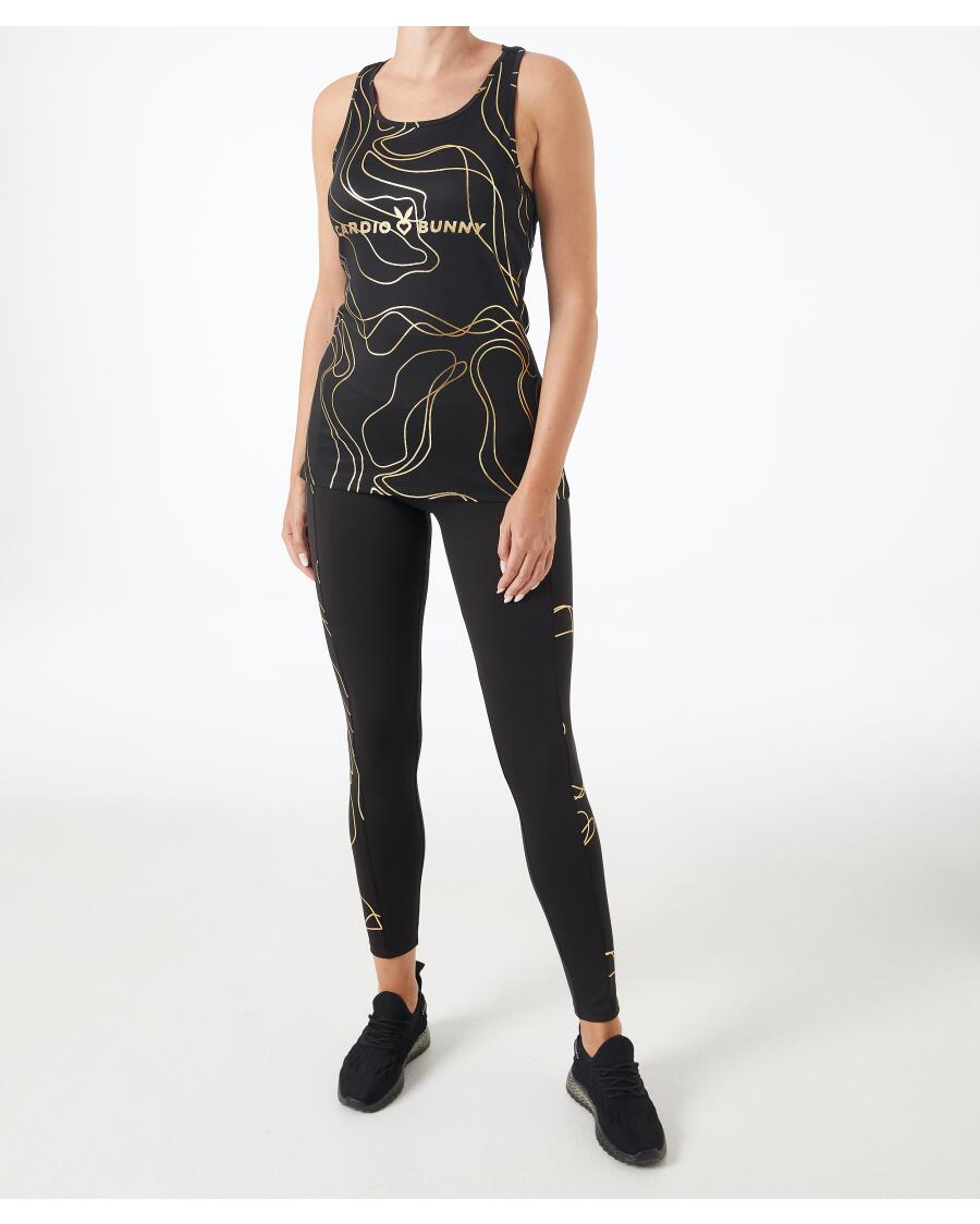 Cardio Bunny Sporttop schwarz