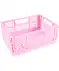 Plastik-Klappbox rosa