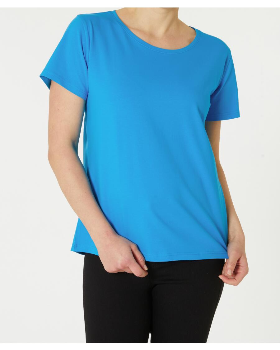 Basic T-Shirt blau