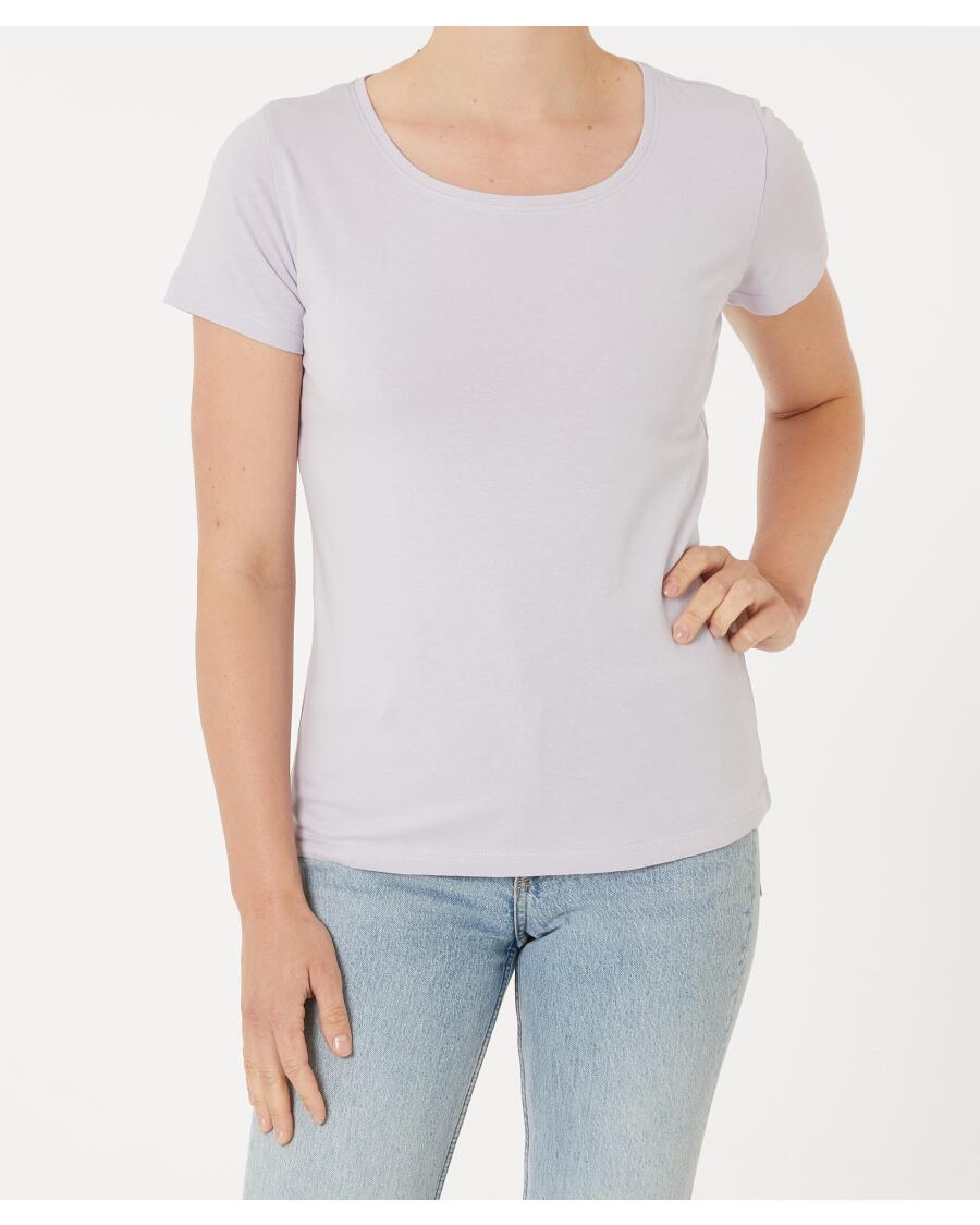 Basic T-Shirt flieder