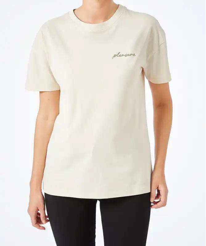 T-shirt met print op voor- en achterkant