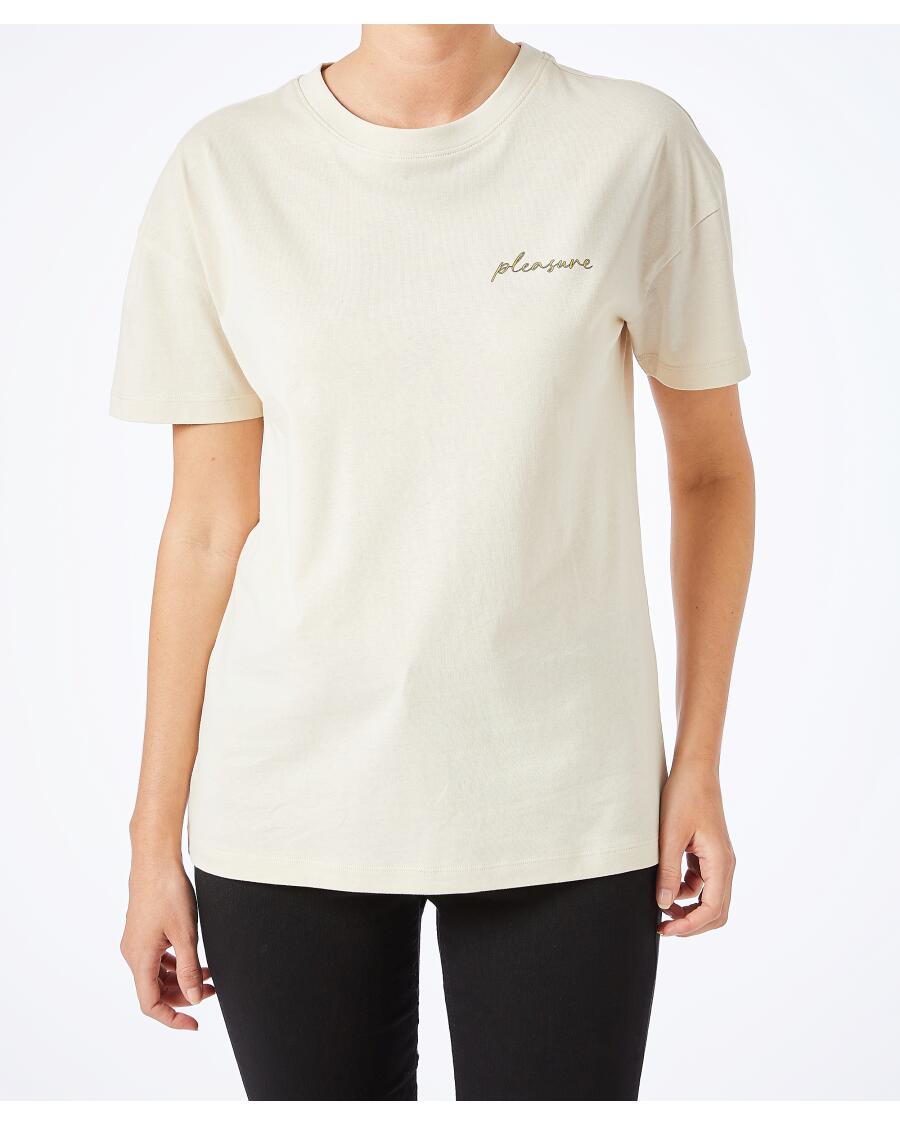 T-Shirt z nadrukiem z przodu i z tyłu Janina, okrągły dekolt